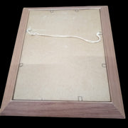 Brown Wooden Picture Frames Set Of 2 Contemporary Home Wall Decor