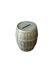 Metropolitan Savings & Loan Company Metal Barrel Piggybank No Key Youngstown OH
