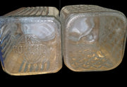 Pair Of Glass Jars Vintage Collectible Decor Kitchen Storage Classy