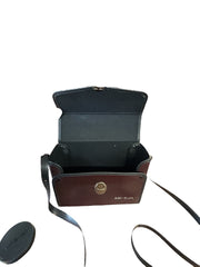 Minolta Binocular Holder Case w/ Strap and Original Instruction Manuels Leather