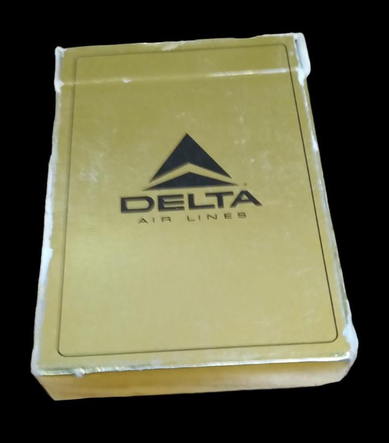 Delta Airlines Montreal Playing Cards Vintage Aviation Collectible 1960s