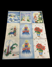 Greeting Cards Vintage Lot of 35 Holiday Birthday Get Well Soon Cute Unused