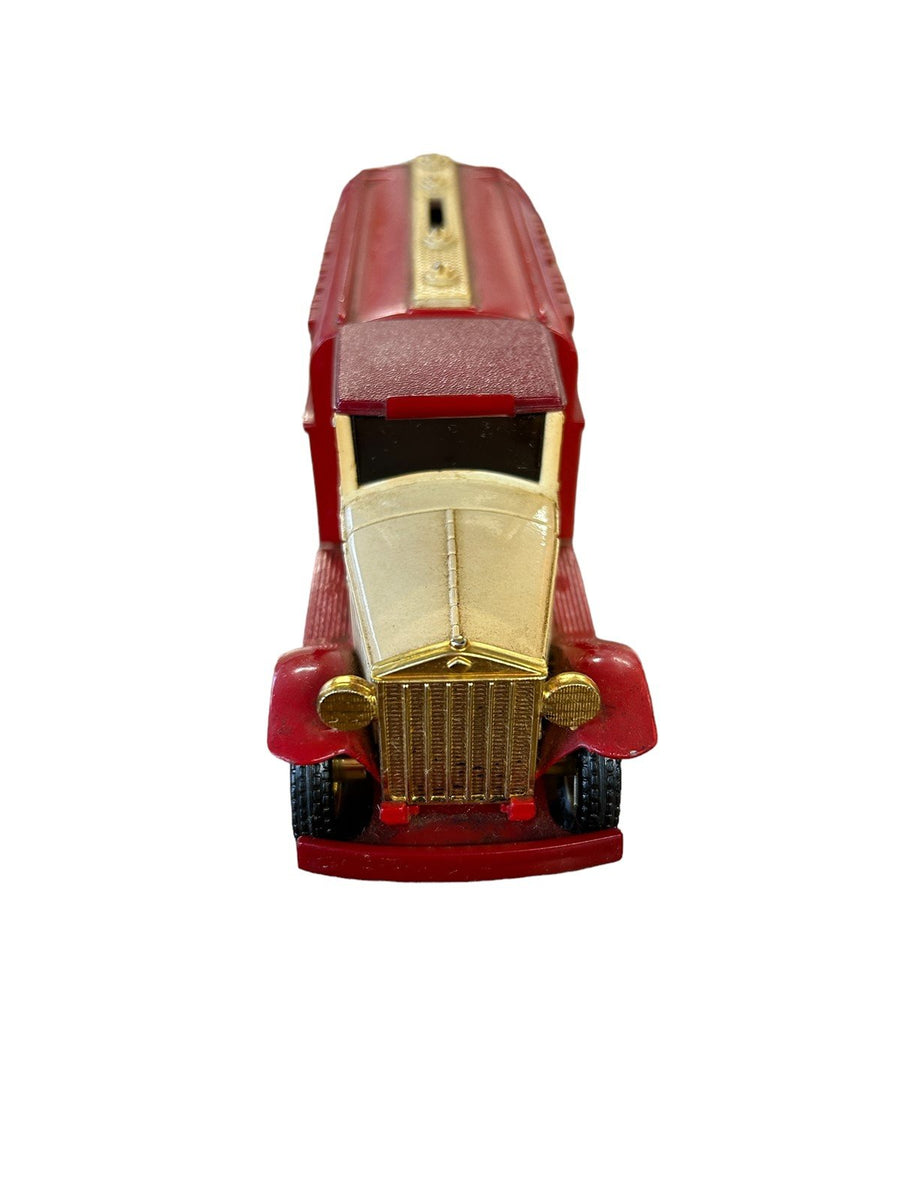 Vintage True Value Hardware Store Red Die Cast Semi Truck 6 Wheeler