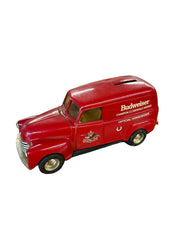 Vintage Die Cast Budweiser Car Official Horseshoer Champion Clydesdale Horses