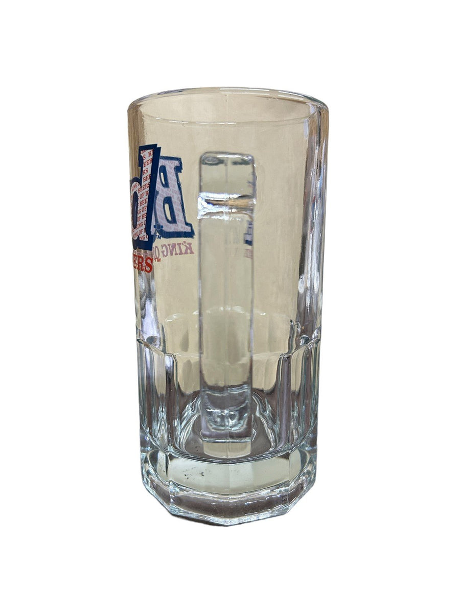 Lite Pilsner Bud King of Beers Glass Stein Pitcher Mug Tall Glass Drink Tankard