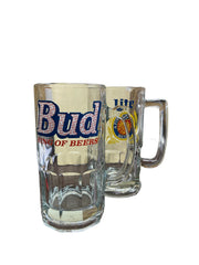 Lite Pilsner Bud King of Beers Glass Stein Pitcher Mug Tall Glass Drink Tankard