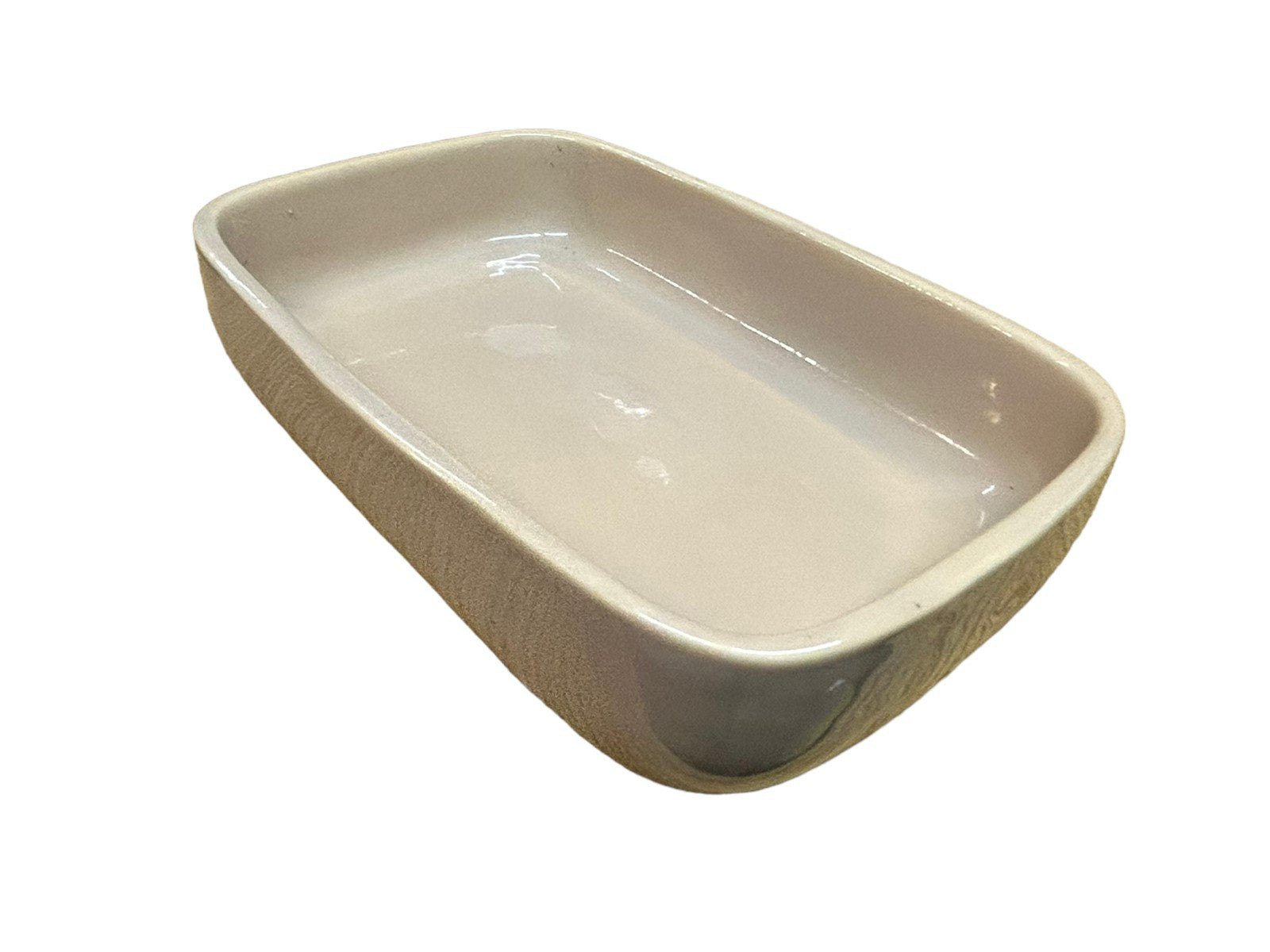 Royal Haeger Pottery 3832 U.S.A Vintage Ceramic Peach Rectangle Dish