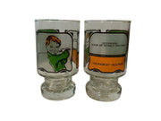 Rare Guinness Book of World Records 1976 Worlds Youngest Golfer Glass Juice Cups