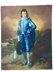 Blue Boy Lithograph Thomas Gainsborough Grocery Print 8x10