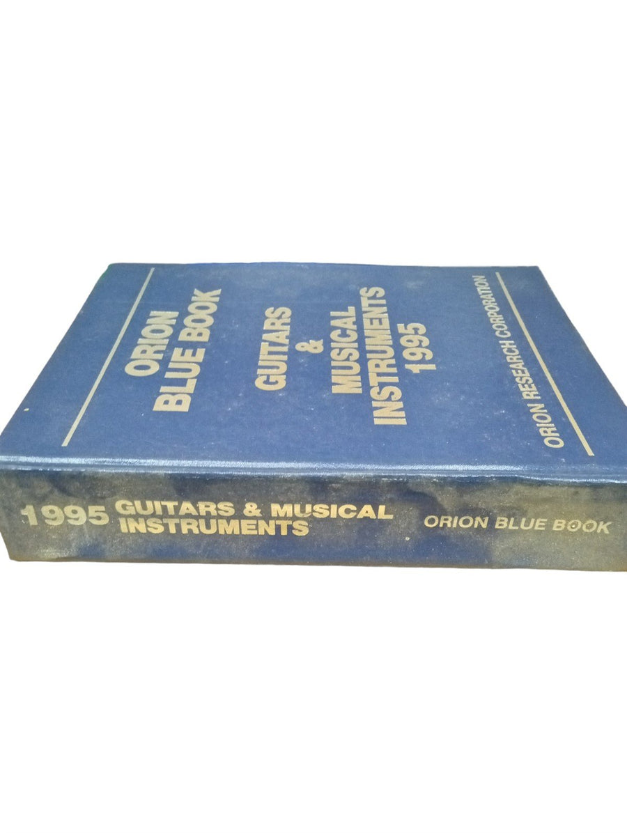 Orion Blue Book Guitars & Musical Instruments 1995 Edition Vintage Collectible