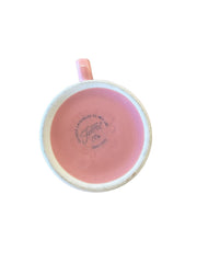 Fiesta Ware Mug Peony Pink Homer Laughlin Ceramic Coffee Tea Cup Circle Handle