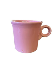 Fiesta Ware Mug Peony Pink Homer Laughlin Ceramic Coffee Tea Cup Circle Handle