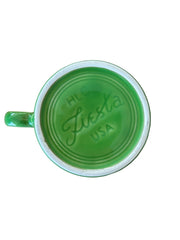 Fiesta - Shamrock Green Ring Handled Mug Green Coffee Cup Ceramic Homer Laughlin