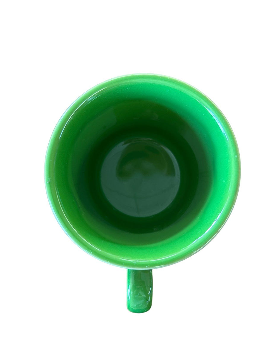 Fiesta - Shamrock Green Ring Handled Mug Green Coffee Cup Ceramic Homer Laughlin