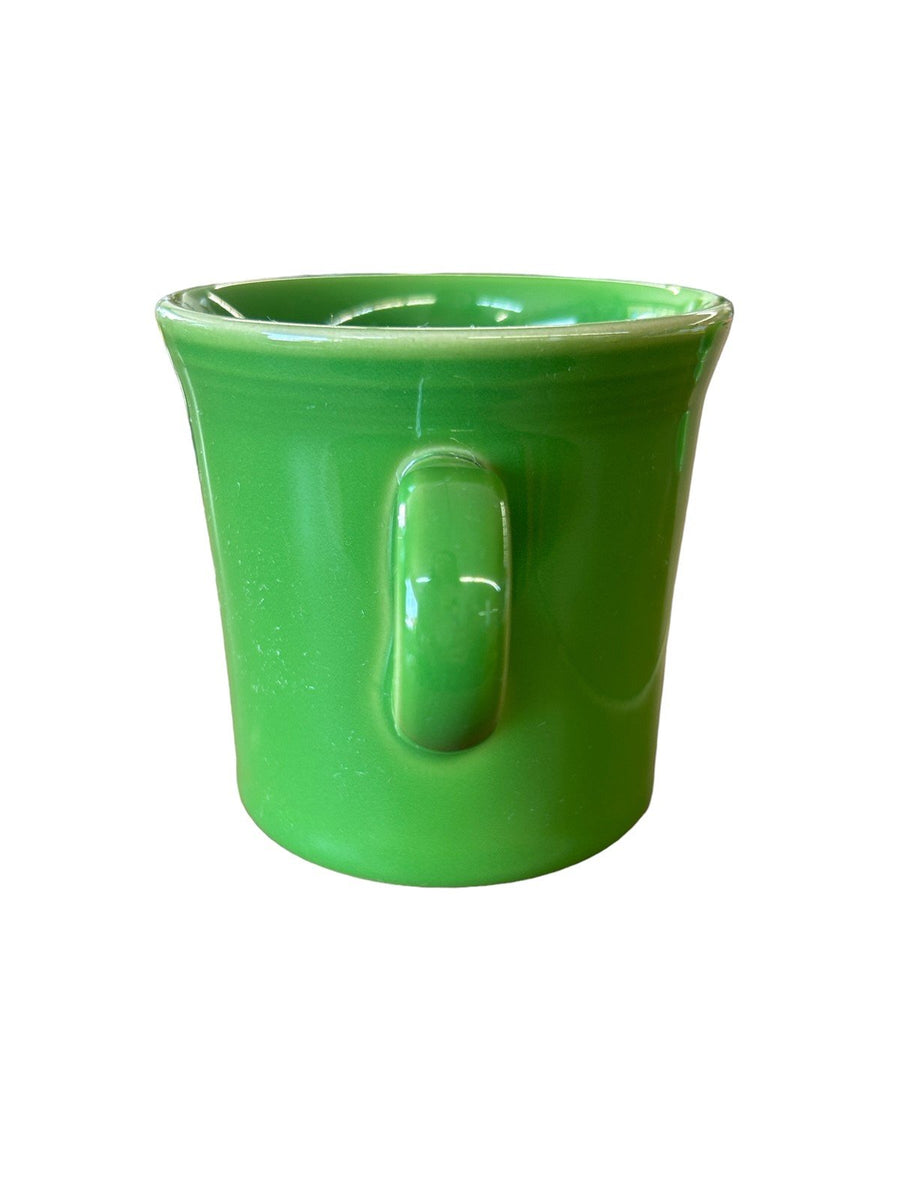 Fiesta - Shamrock Green Ring Handled Mug Green Coffee Cup Ceramic Homer Laughlin