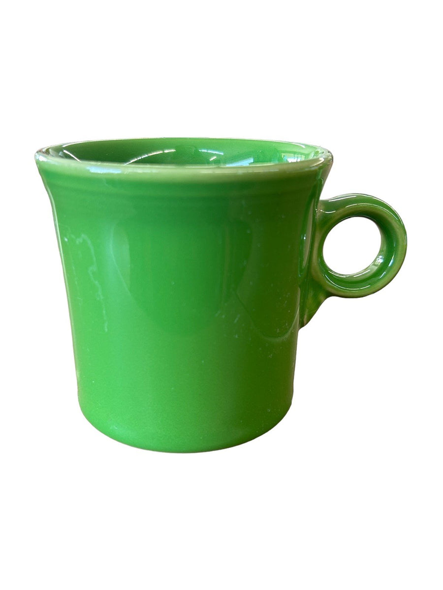 Fiesta - Shamrock Green Ring Handled Mug Green Coffee Cup Ceramic Homer Laughlin