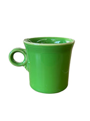 Fiesta - Shamrock Green Ring Handled Mug Green Coffee Cup Ceramic Homer Laughlin