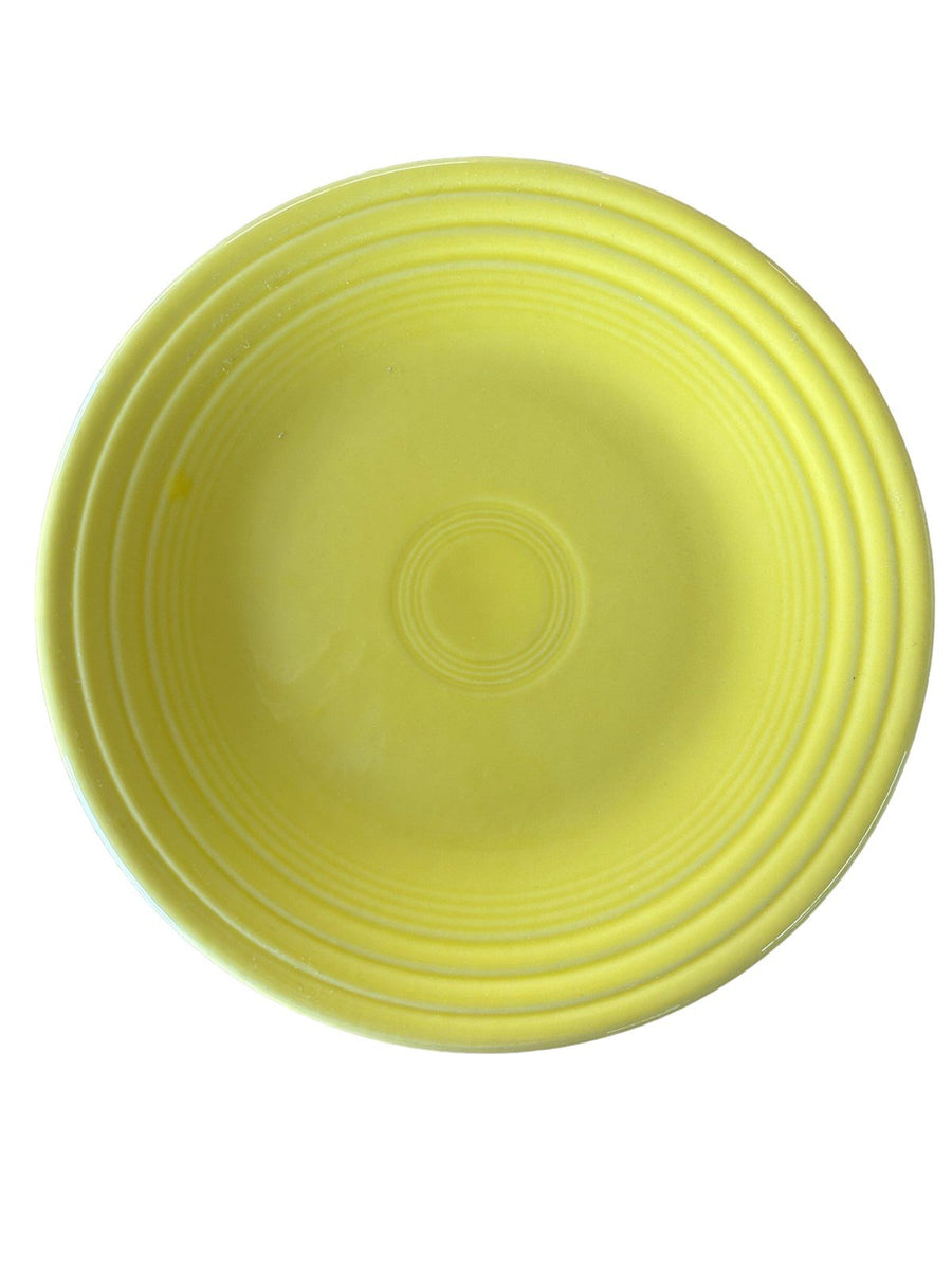 Fiesta - Sunflower Yellow Salad Plate Ceramic Dish Homer Laughlin Kitchenware