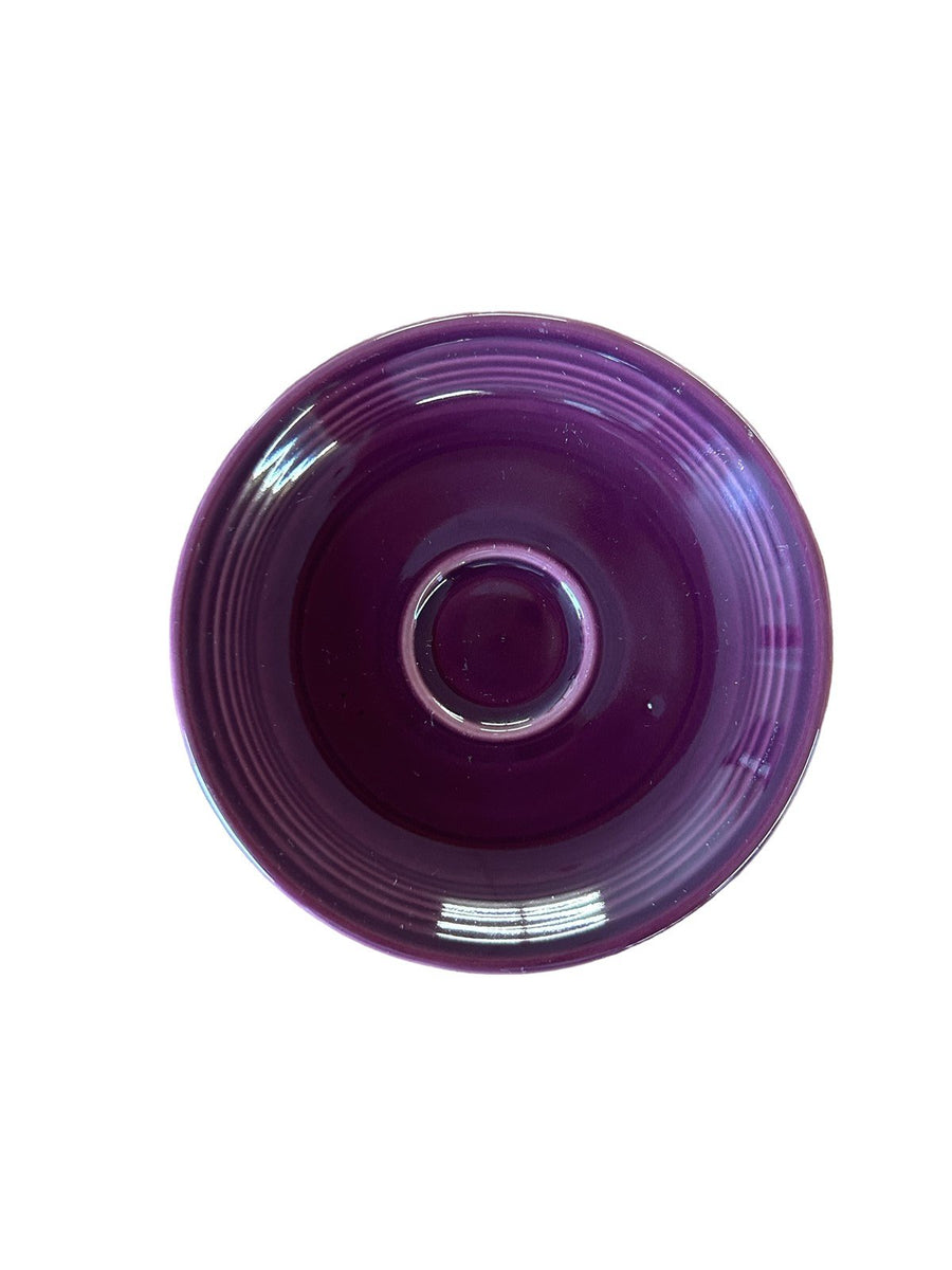 Fiesta Ware Plum Demitasse Plate Homer Laughlin Ceramic Dish Purple Espresso