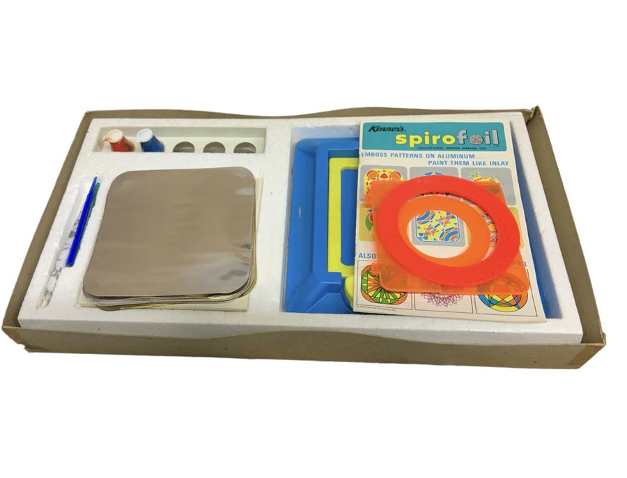 Spirofoil Craft Toy Spirograph Maker Vintage Kenner's 1970 Aluminum De ...