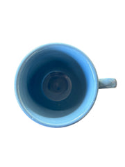 Fiesta - Periwinkle Blue Tea Cup w/ Saucer Homer Laughlin Ceramic Coffee Set HLC