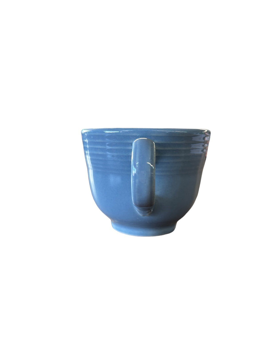Fiesta - Periwinkle Blue Tea Cup w/ Saucer Homer Laughlin Ceramic Coffee Set HLC