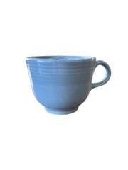 Fiesta - Periwinkle Blue Tea Cup w/ Saucer Homer Laughlin Ceramic Coffee Set HLC