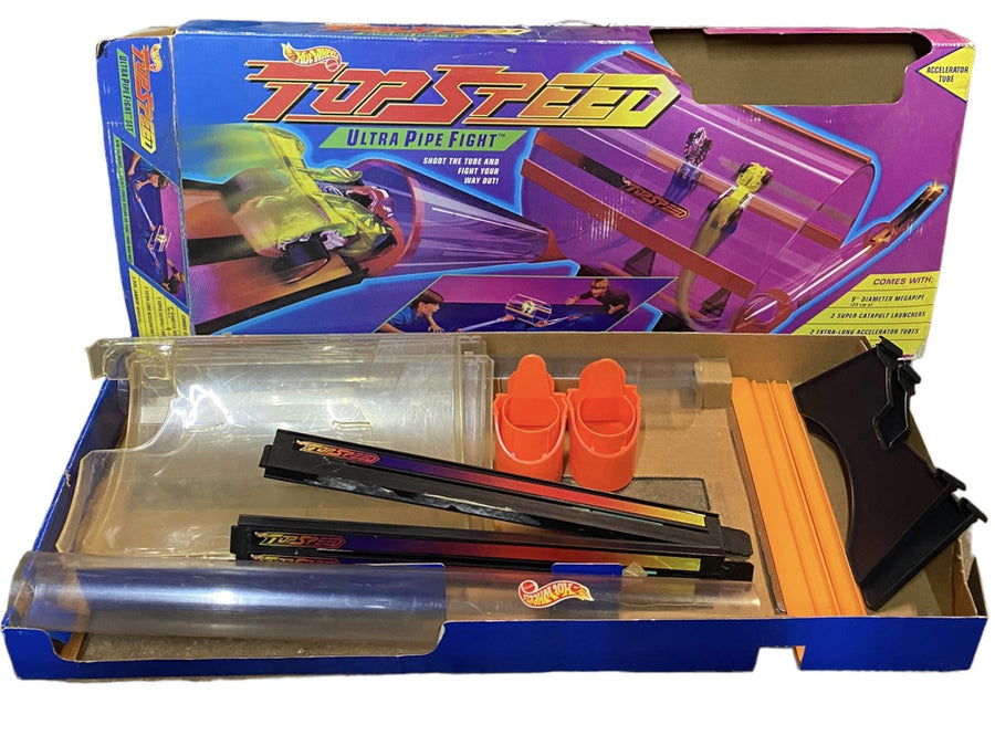 Hot Wheels Top Speed Ultra Pipe Fight Competitive Game Cars Not Included