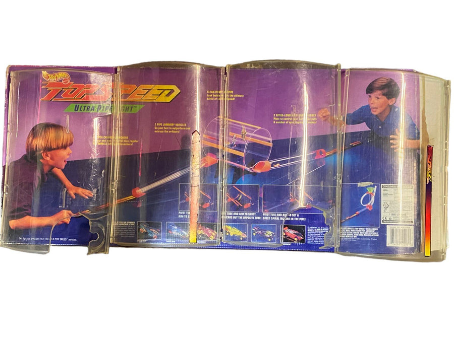 Hot Wheels Top Speed Ultra Pipe Fight Competitive Game Cars Not Included