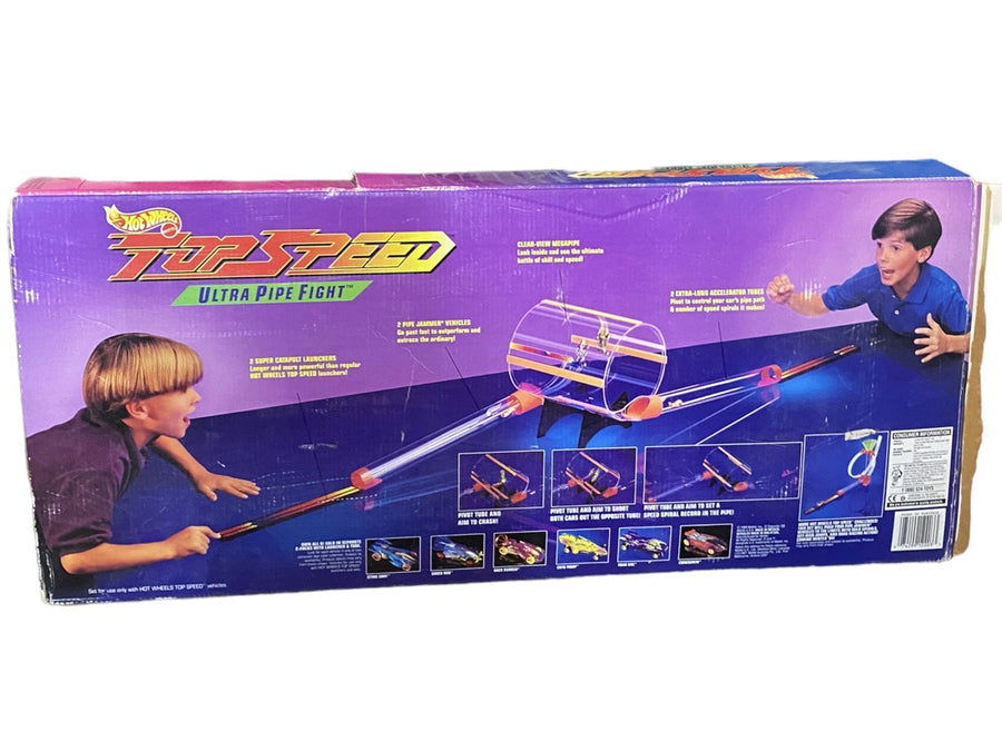 Hot Wheels Top Speed Ultra Pipe Fight Competitive Game Cars Not Included
