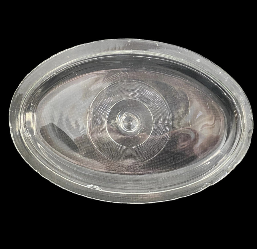 Casserole with Lid Antique Glasbake J235 1 Quart Vintage Primrose Dream Oval
