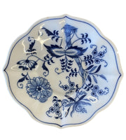Blue Danube Saucers Antique Hal-Sey-Fifth Japan Vintage Set of 3 Porcelain