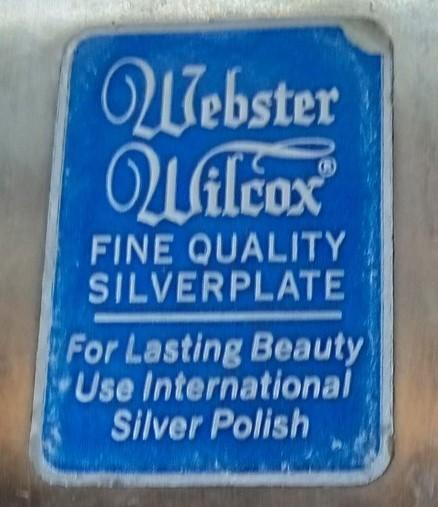 Webster Wilcox Silverplate Oblong Tray Vintage Collectible Decor Serveware