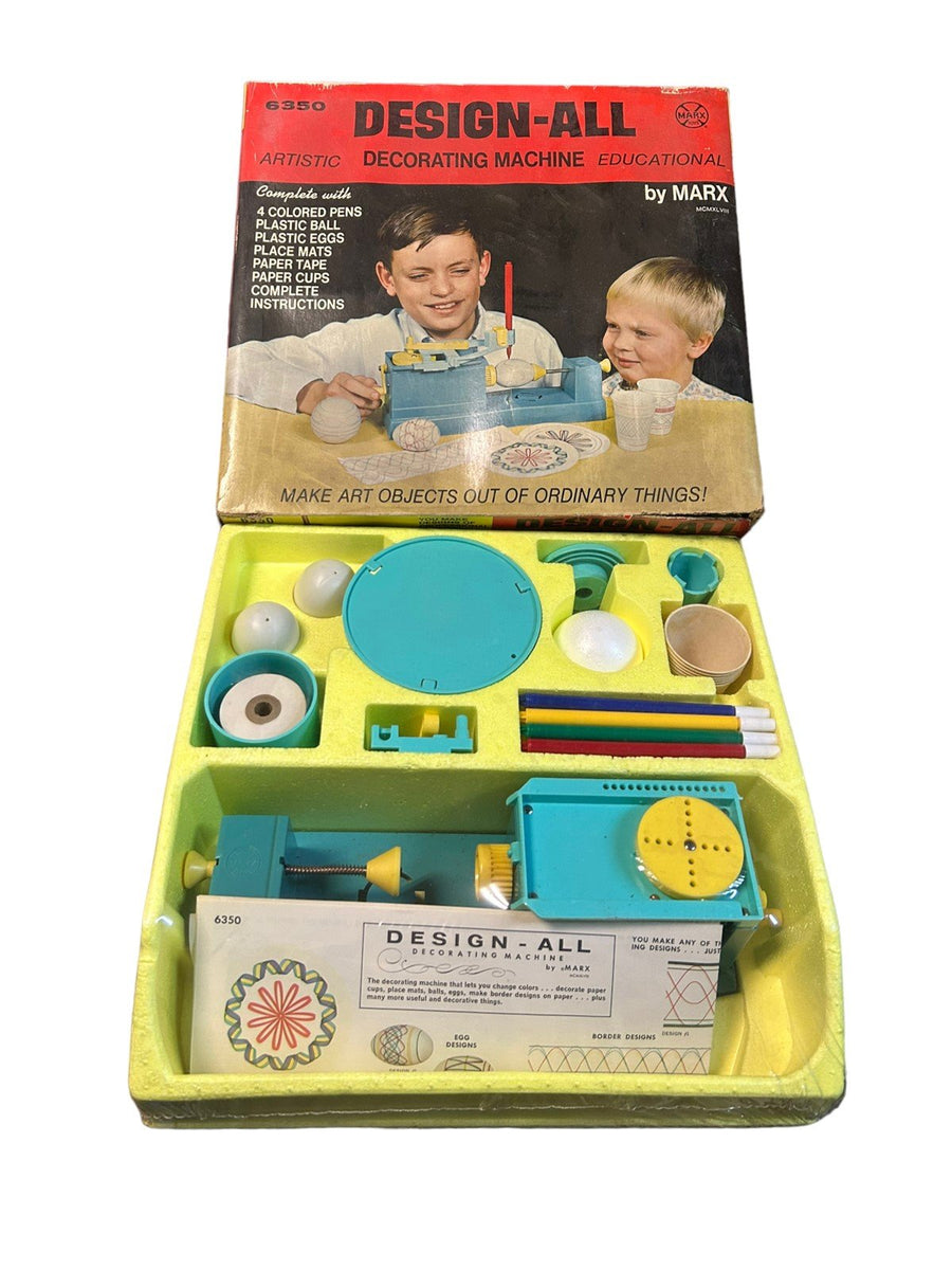 Design All Educational Decorating Machine 6350 by Marx Toys 1948 Artistic Set