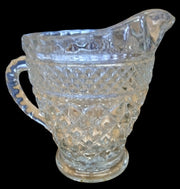 Anchor Hocking Wexford Glass Creamer Vintage Collectible Kitchenware 1960s
