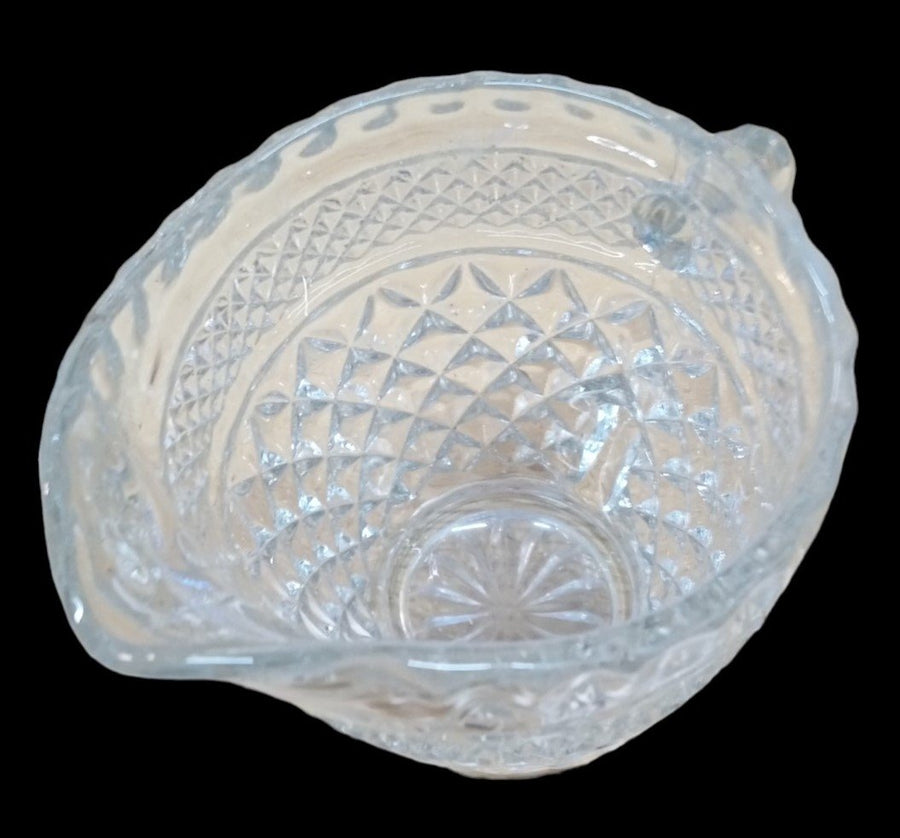 Anchor Hocking Wexford Glass Creamer Vintage Collectible Kitchenware 1960s