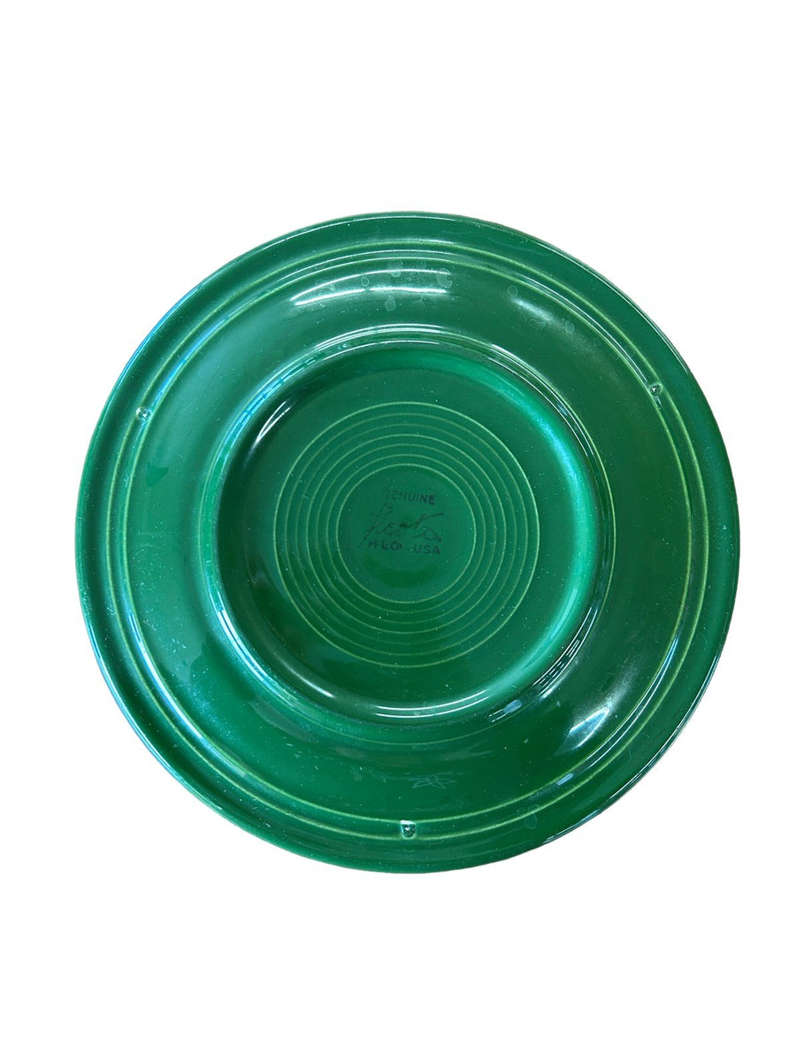 Fiesta Ware Lunch Plate Forrest Green Homer Laughlin Ceramic Dish Vintage HLC
