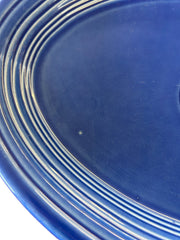 Fiesta Ware Oval Platter Sapphire Blue Homer Laughlin Ceramic Serving Dish Plate