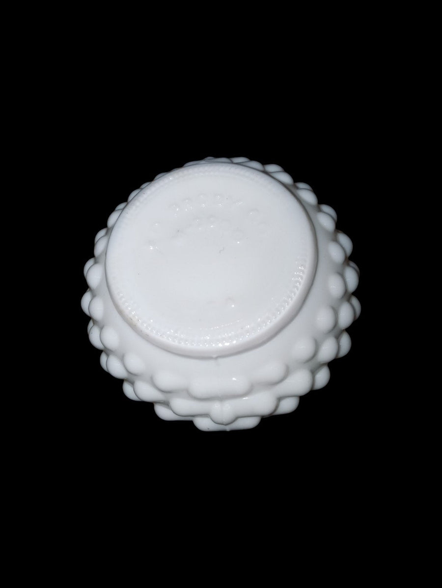Bud Vase Antique E O Brody Vintage Milk Glass M-2000 USA Hobnail 8" High