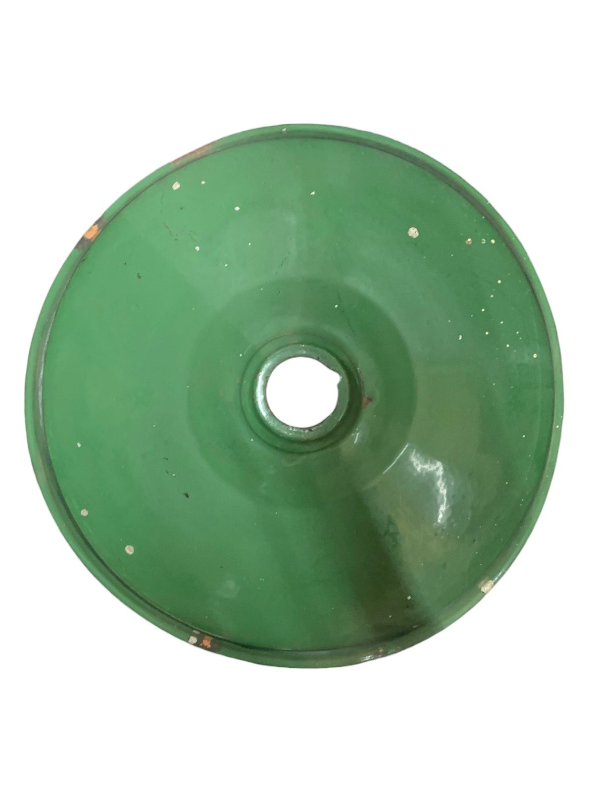 Industrial Lampshade Green Rustic Tin Metal Home Decor Vintage Farm Gas Station