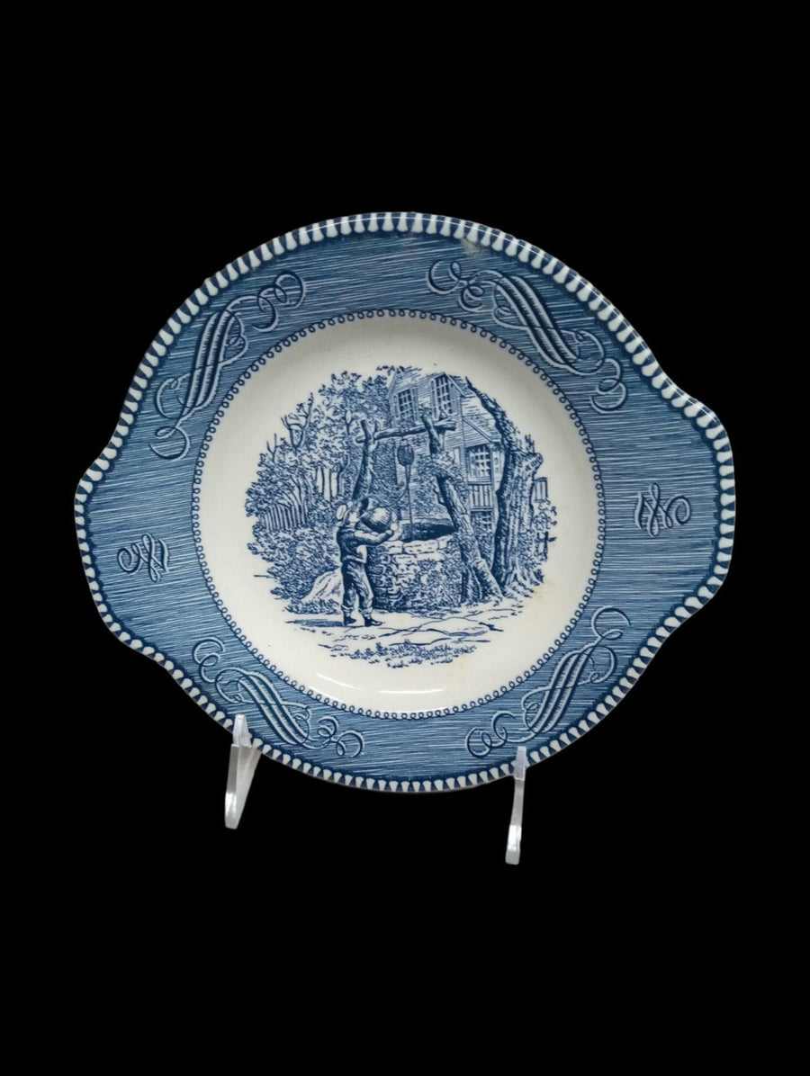 Currier and Ives Dinnerware Antique Royal China Vintage Cavalier Ironstone 34 pc