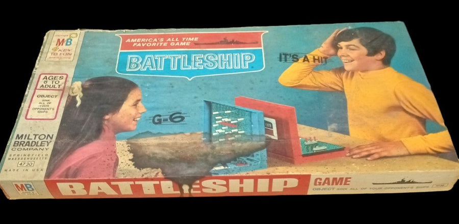 Milton Bradley Battleship Board Game CIB Vintage Retro Collectible Gift Idea