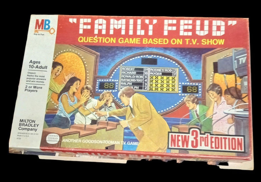 Milton Bradley Family Feud 3rd Edition Board Game Vintage Retro Collectible