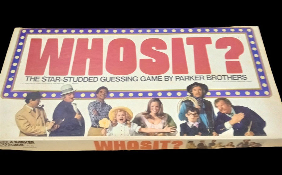 Parker Bros Whosit Board Game Vintage Retro Collectible Family Game Night