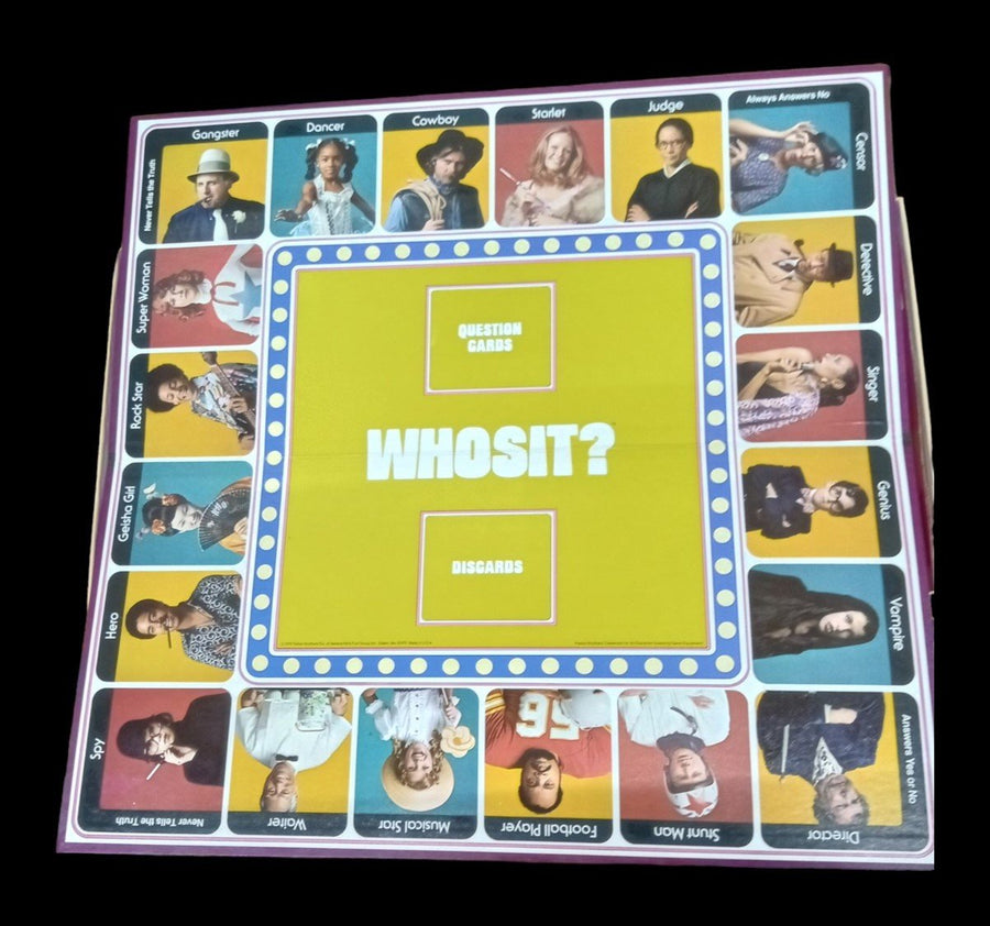 Parker Bros Whosit Board Game Vintage Retro Collectible Family Game Night