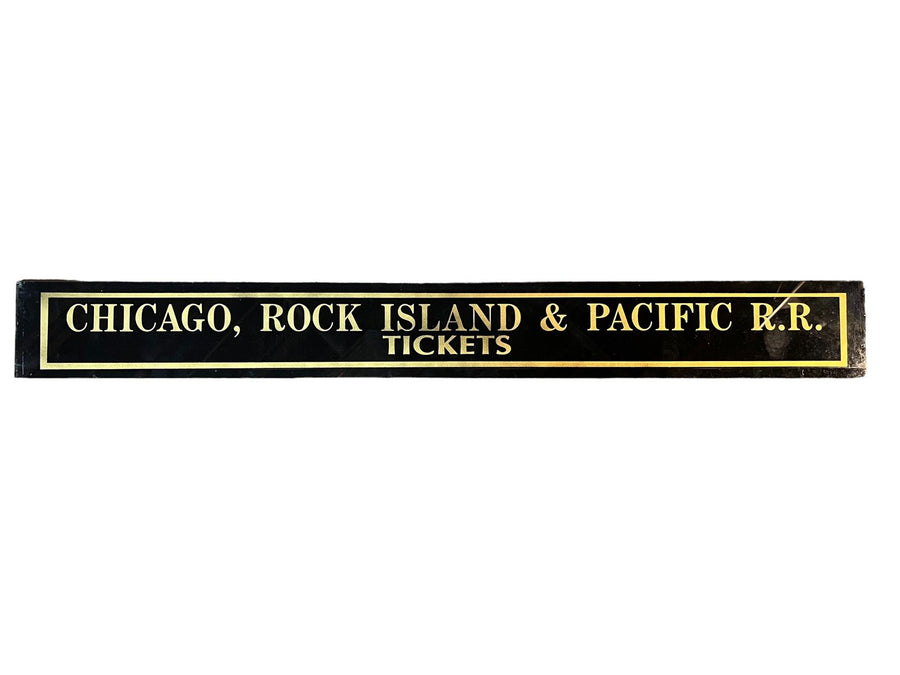 Chicago, Rock Island & Pacific R.R. Tickets Jealousy Sign