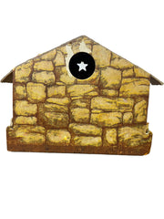 Creche Nativity Scene Baby Jesus Surronded by Virgin Mary and Joseph