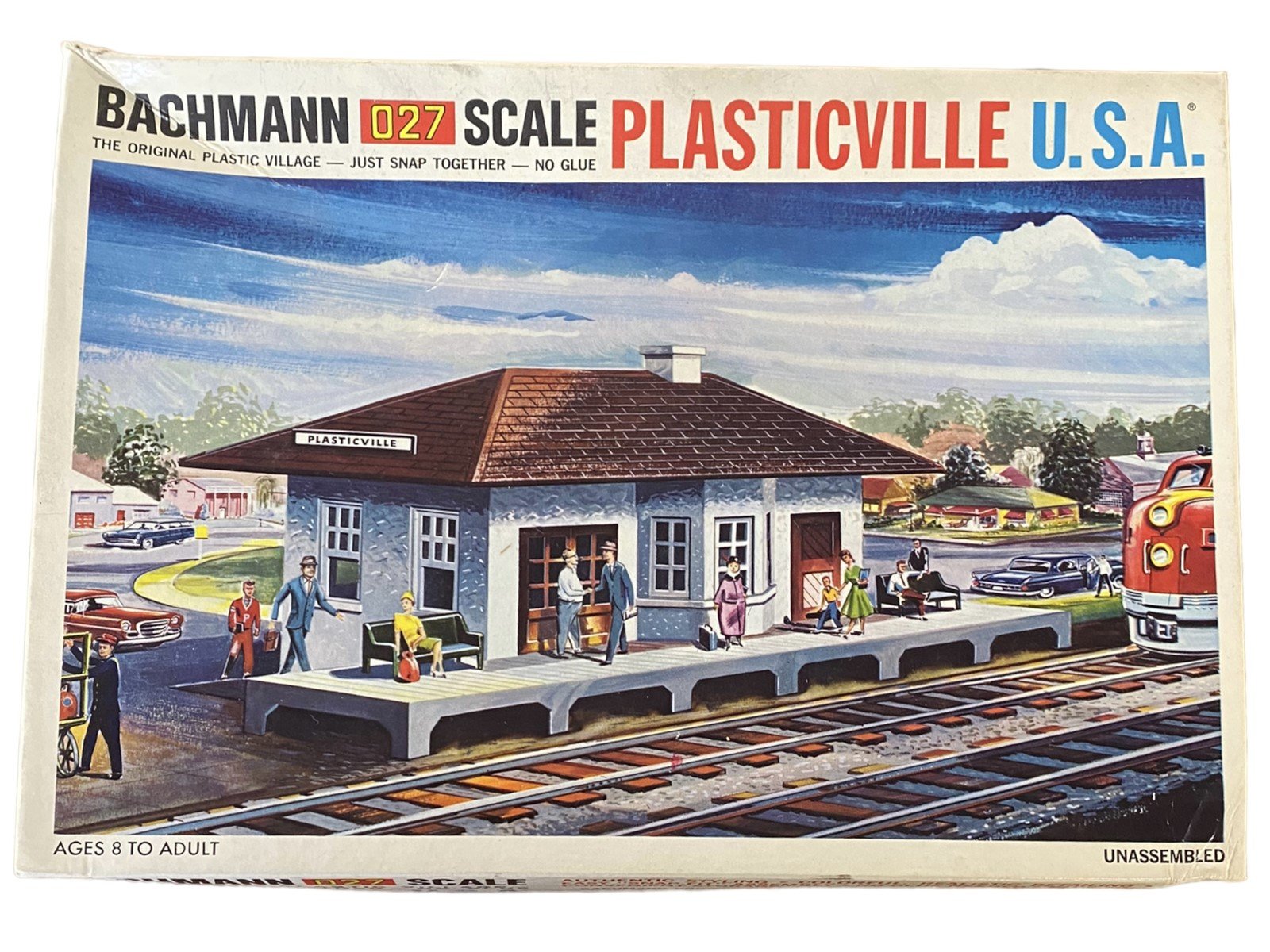 Bachmann Lionel 027 Scale Plasticville U.S.A Ranch House and Suburban Station