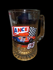 Beer Mug Set of 2 Vintage Racing Teams 1995 Slim Jim 2001 Lance Snacks