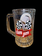 Beer Mug Set of 2 Vintage Racing Teams 1995 Slim Jim 2001 Lance Snacks